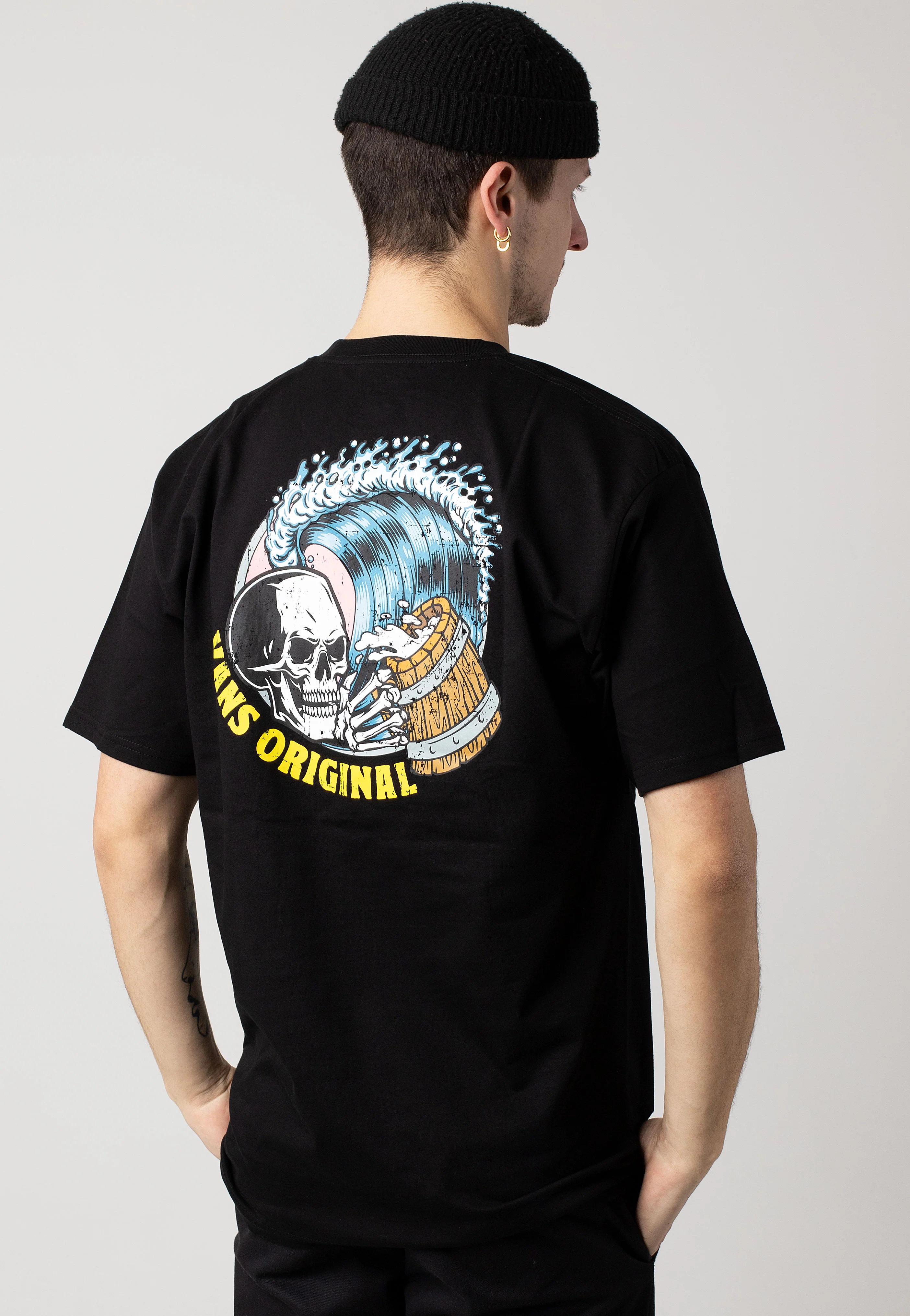 Wave Cheers Black - T-Shirt - Image 4