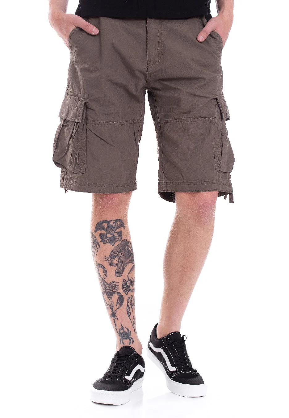 Terrance Dark Khaki - Shorts - Image 2