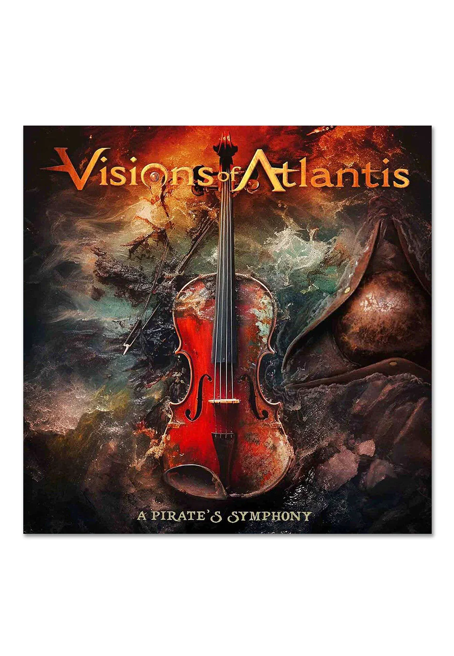 A Pirate's Symphony Ltd. Orange/Green - Marbled Vinyl - Image 2