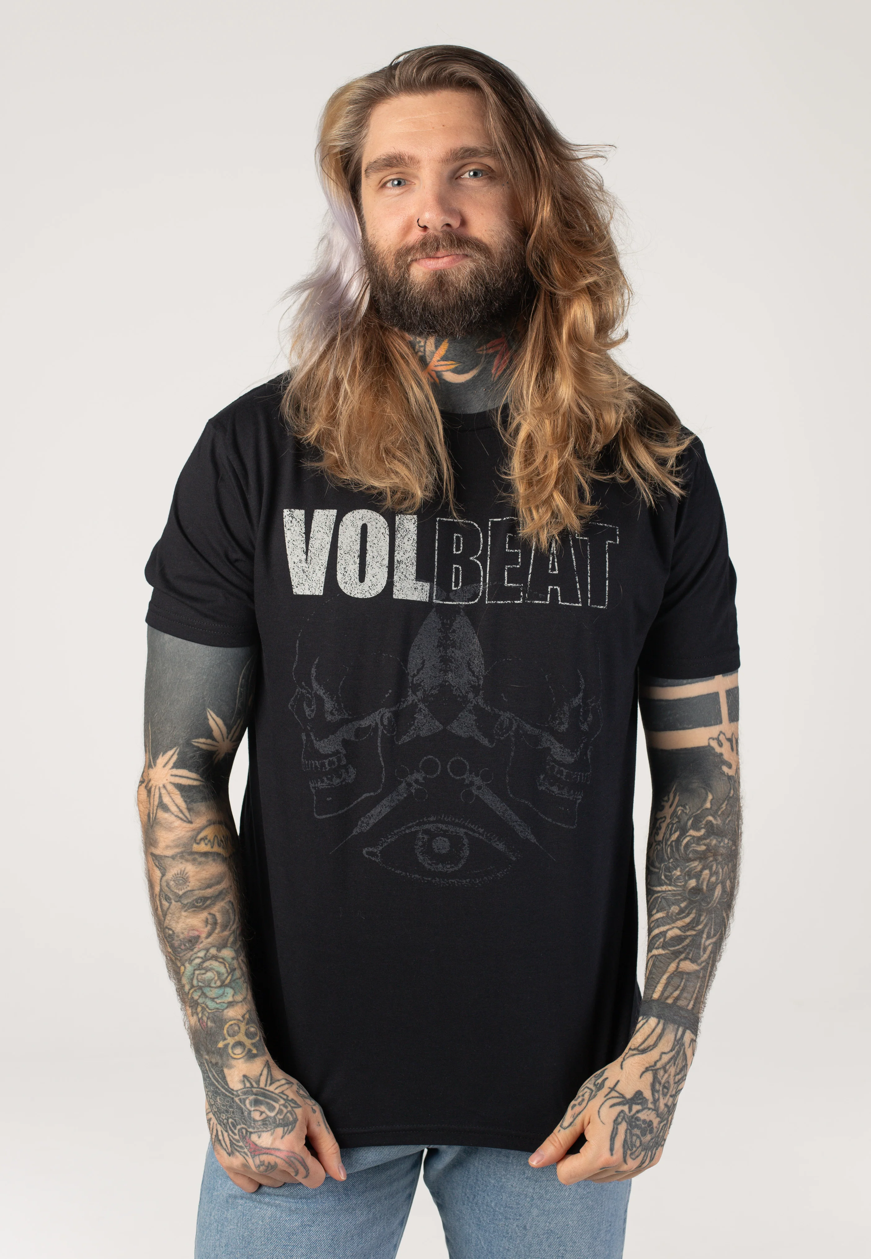 Mirrored Skulls - T-Shirt