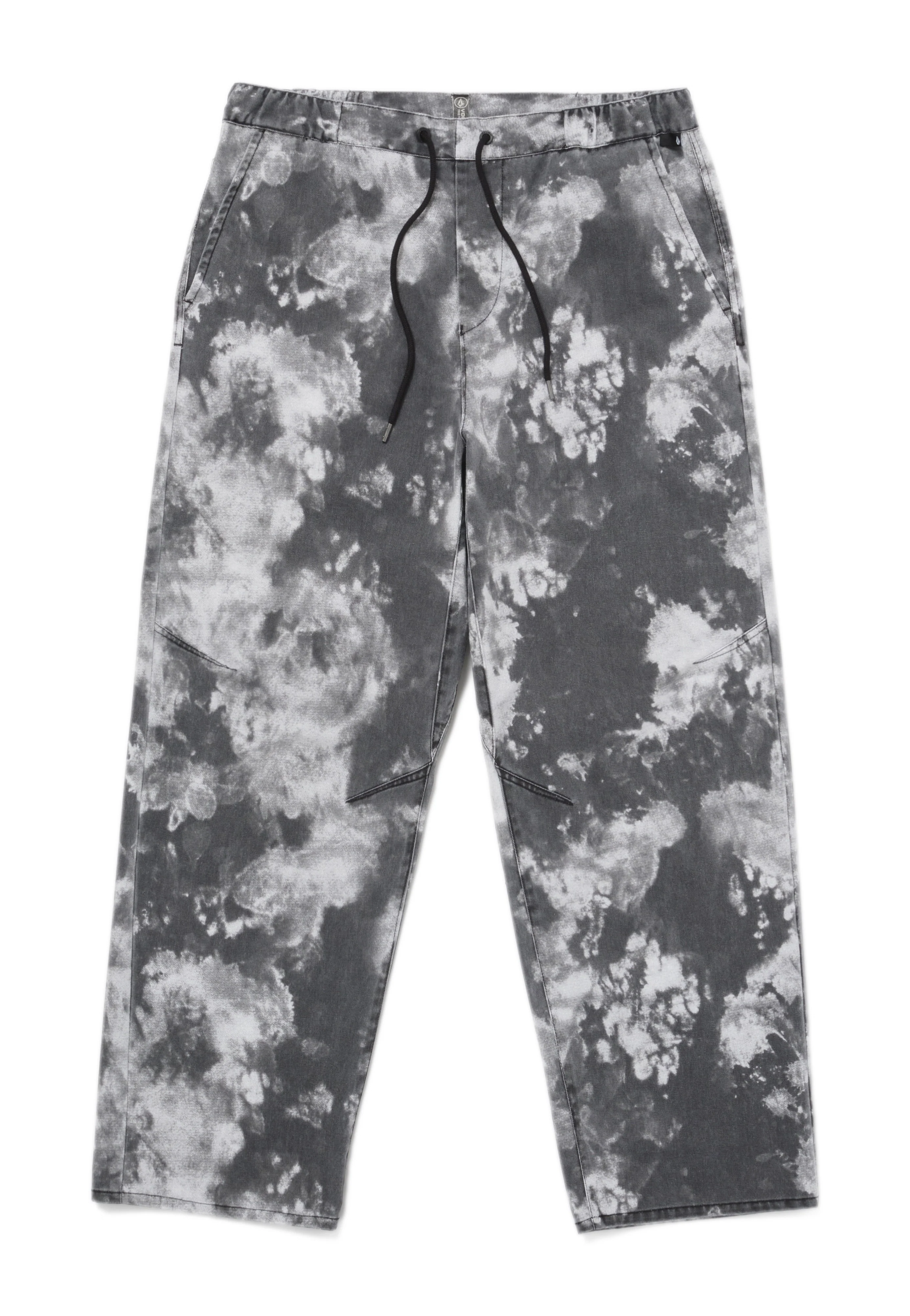 Asphalt Beach Elastic Wais Black White - Pants - Image 7