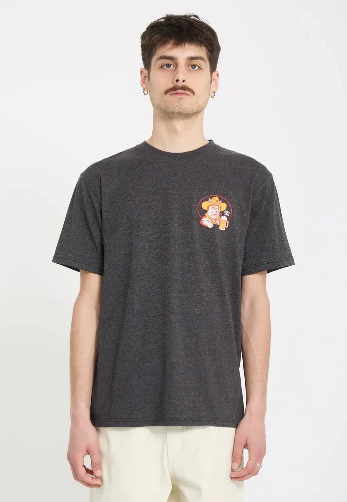 Meowdy Heather Black - T-Shirt - Image 6