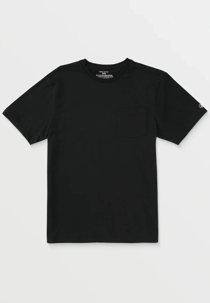 Solid Pocket Black - T-Shirt - Image 6