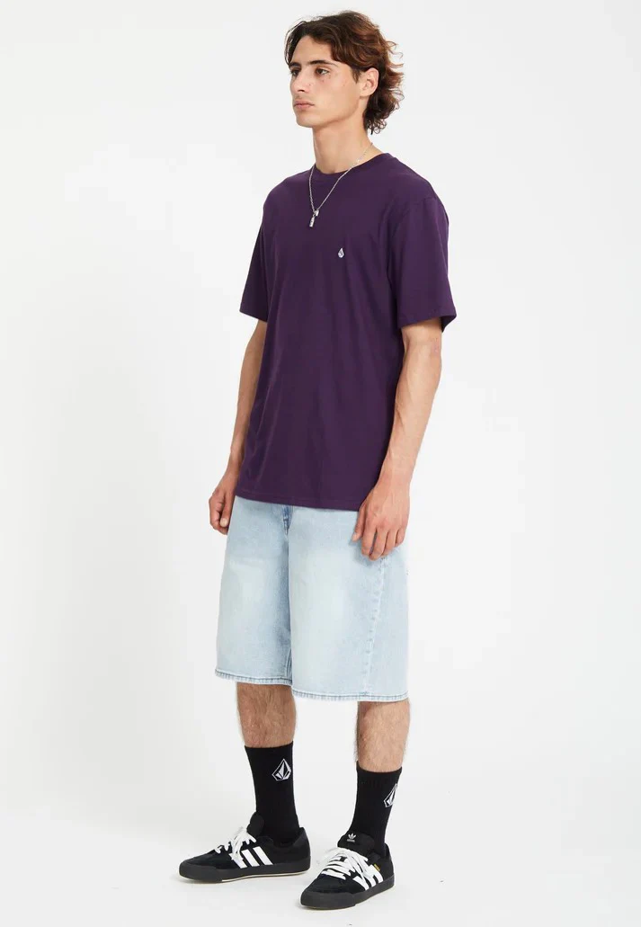 Stone Blanks Basic Grape Royale - T-Shirt - Image 6