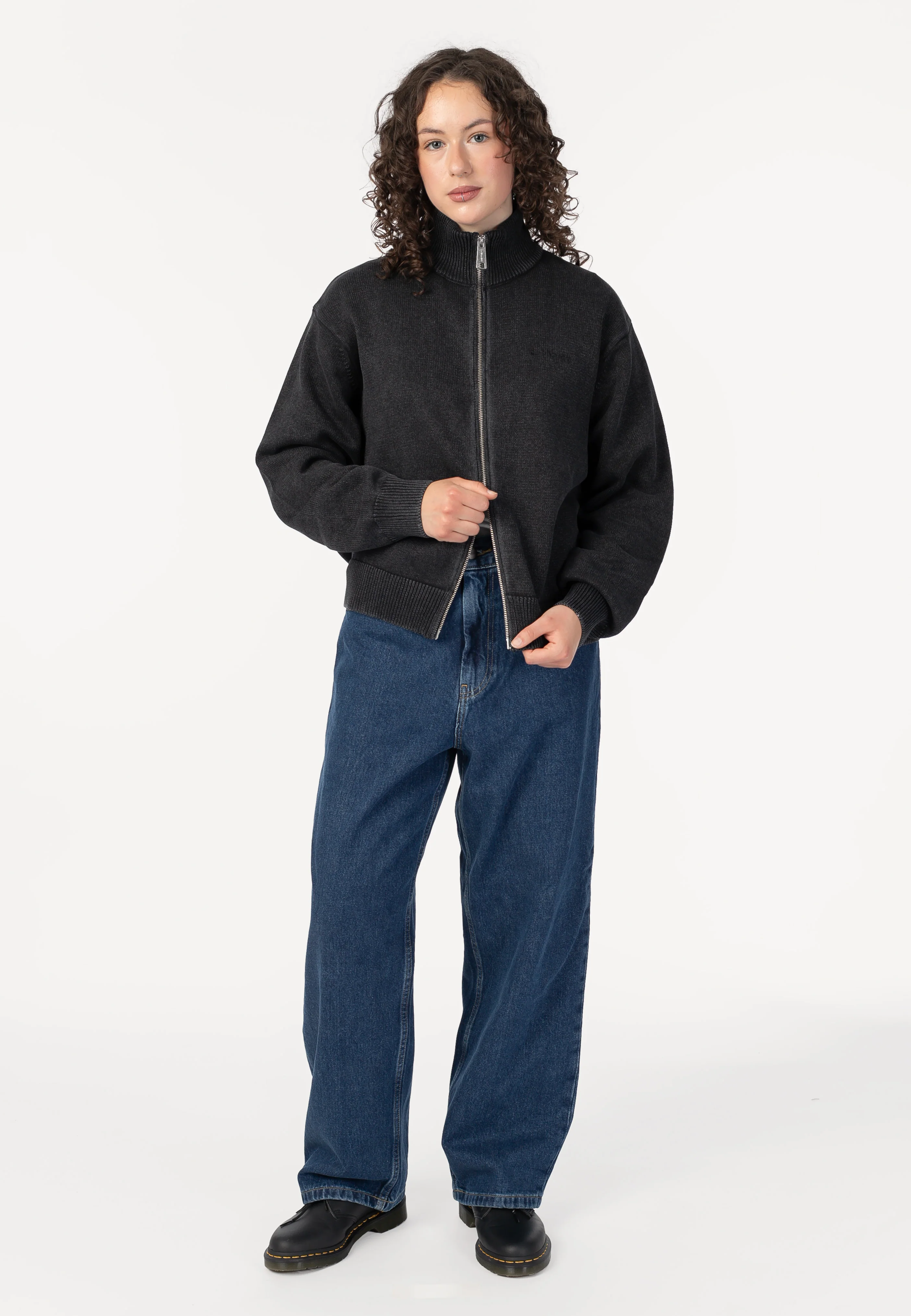 W' Kori Garment Dyed Black - Zipper - Image 9