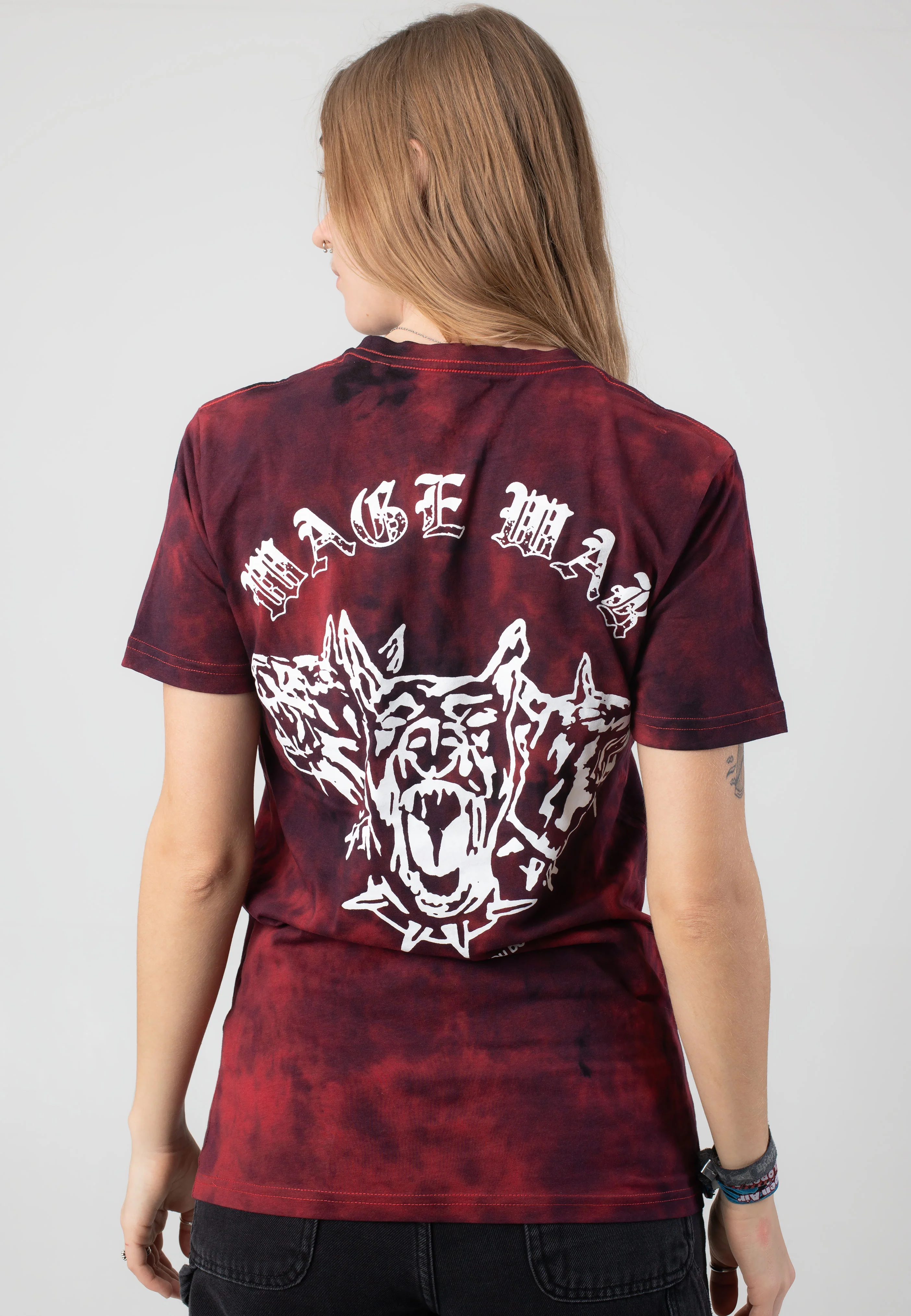 Hounds Red/Black Tie Dye - T-Shirt - Image 7