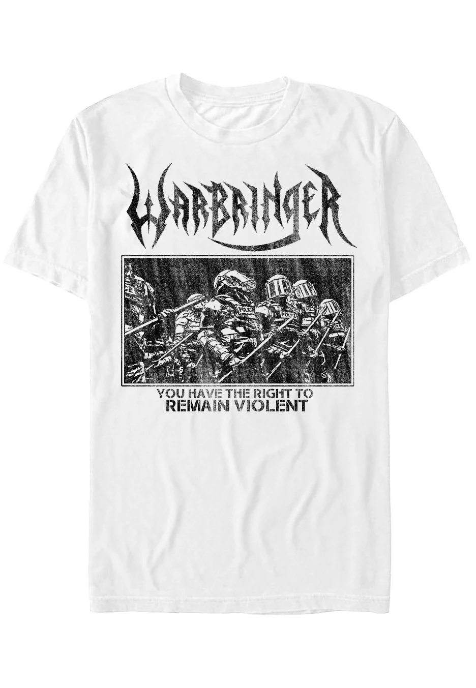 Remain Violent White - T-Shirt - Image 3