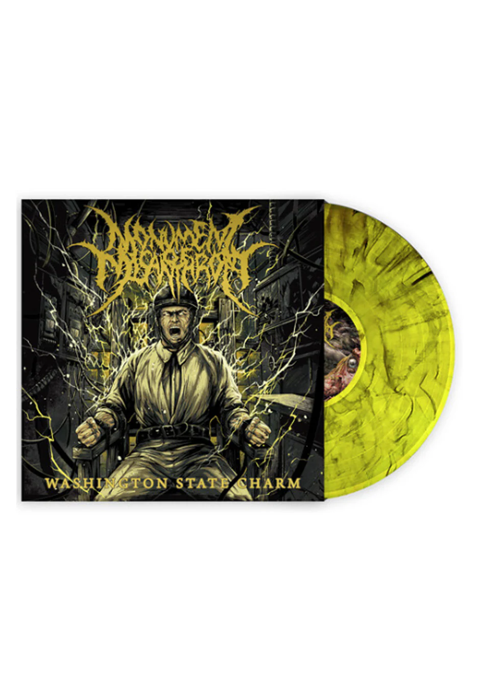 Washington State Charm Ltd. Yellow/Black - Marbled Vinyl