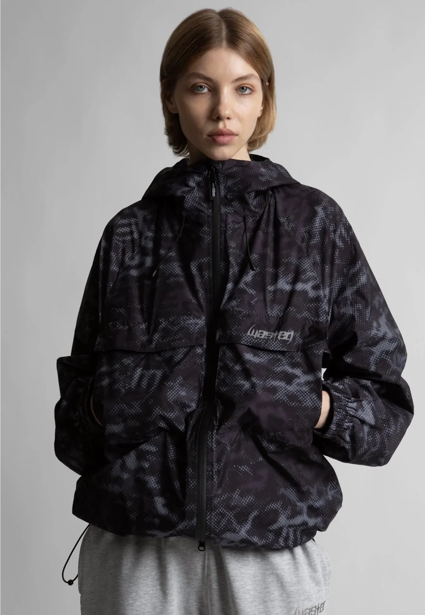 Digicamo Camo Black - Windbreaker