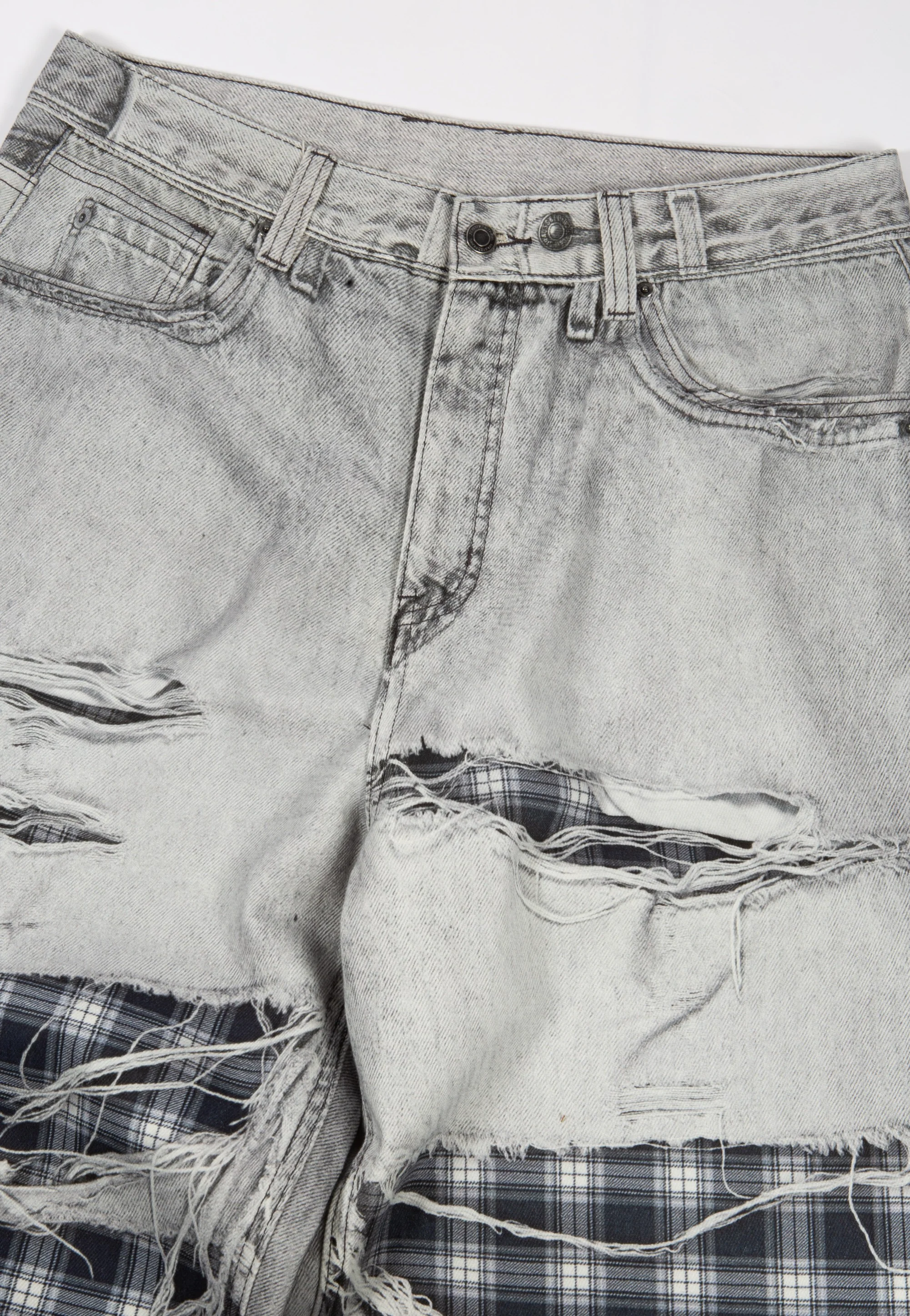 Trompe L'Oeil Grant Faded Grey - Jeans - Image 10