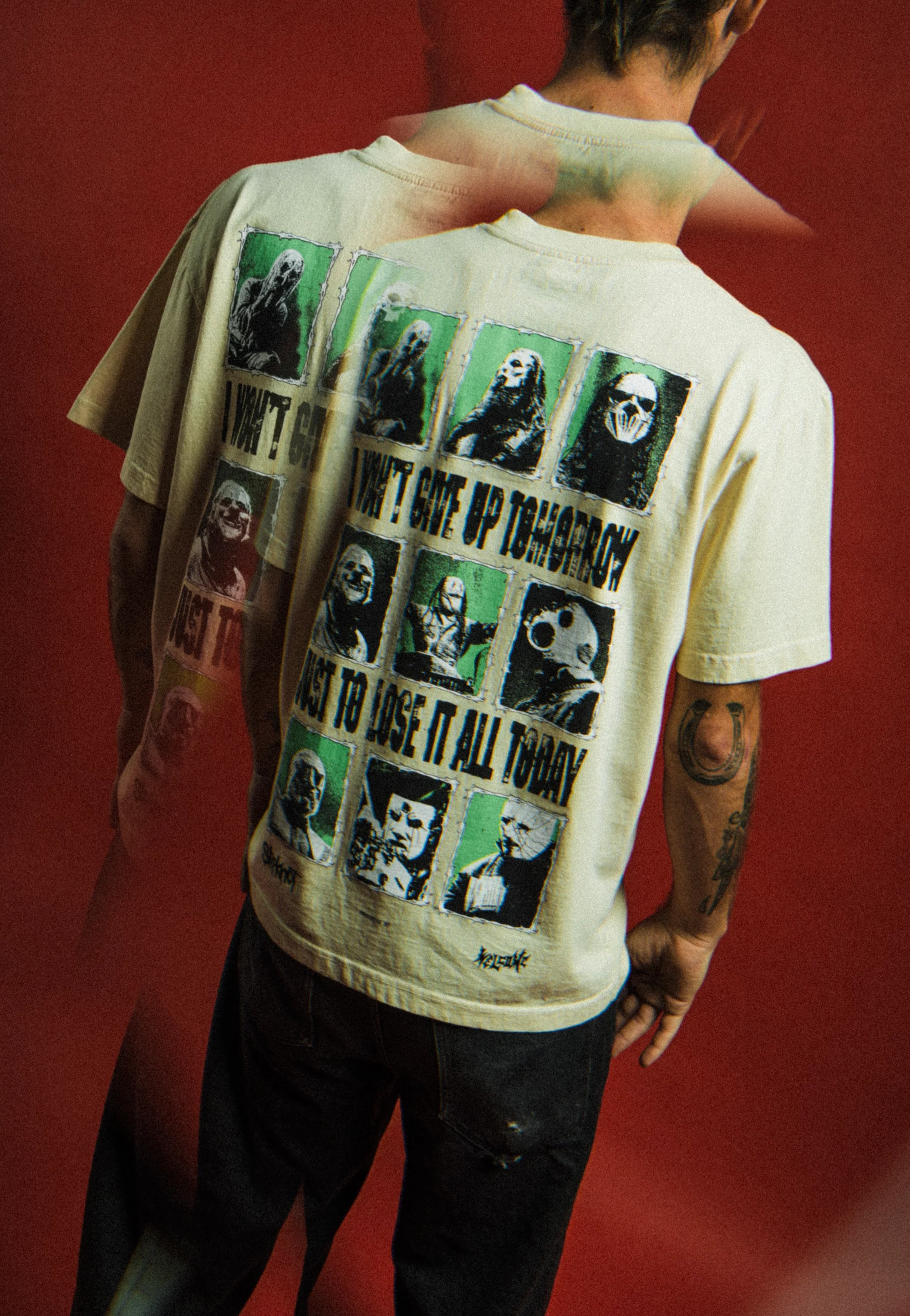 Tomorrow Boxy Garment-Dyed Bone - T-Shirt - Image 5
