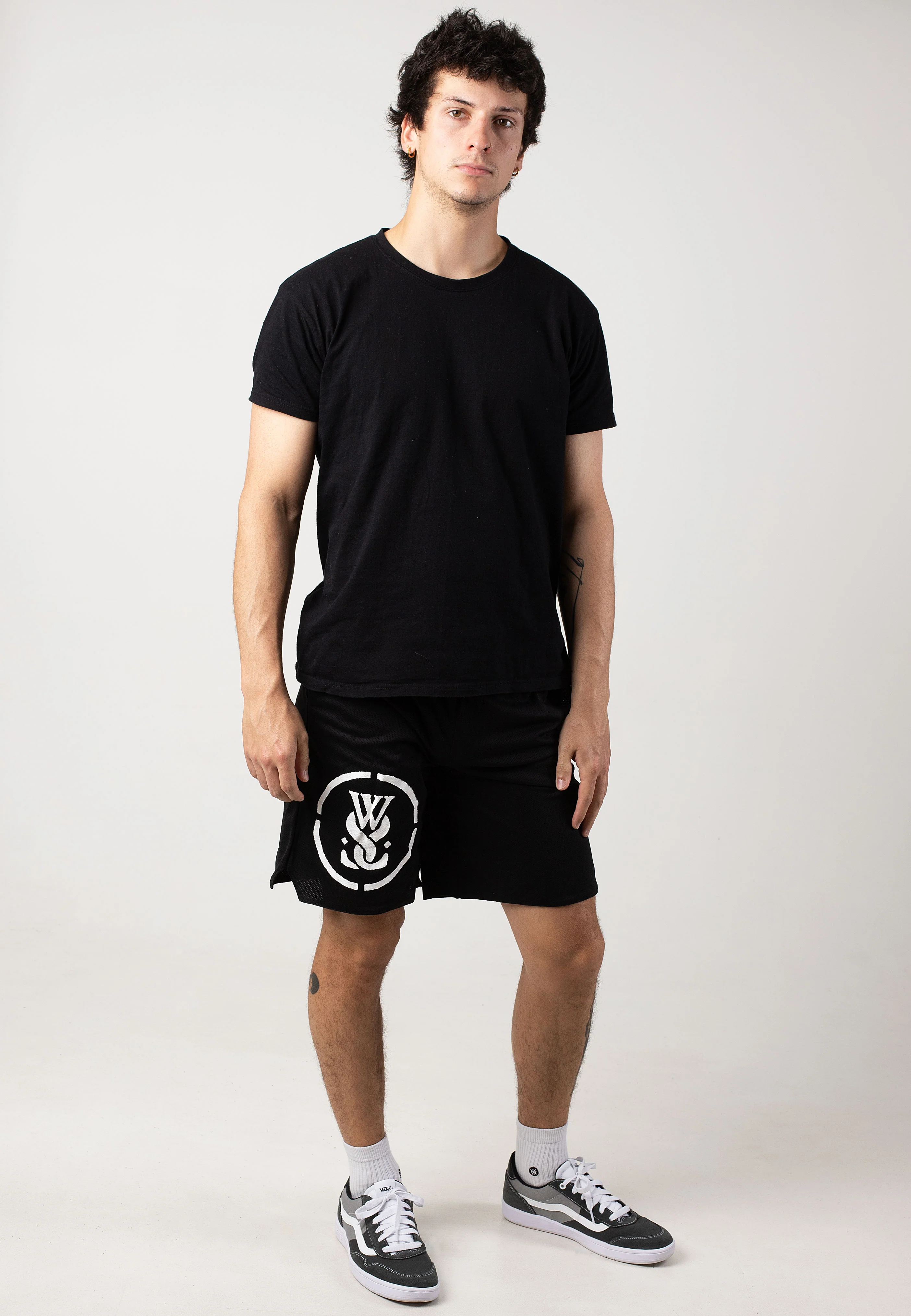 Stencil Circle Logo - Shorts - Image 5