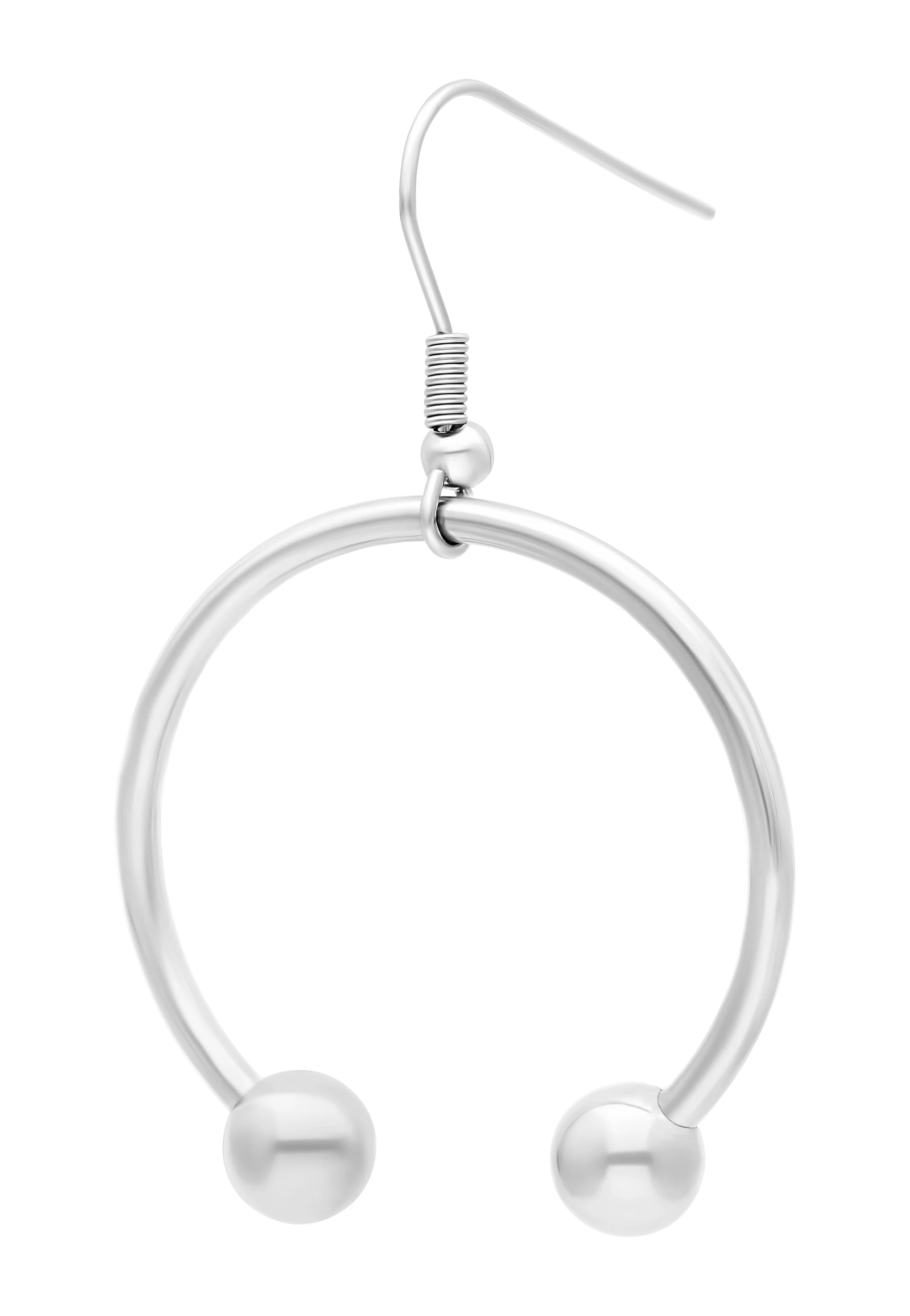Circular Barbell Silver - Earrings - Image 5