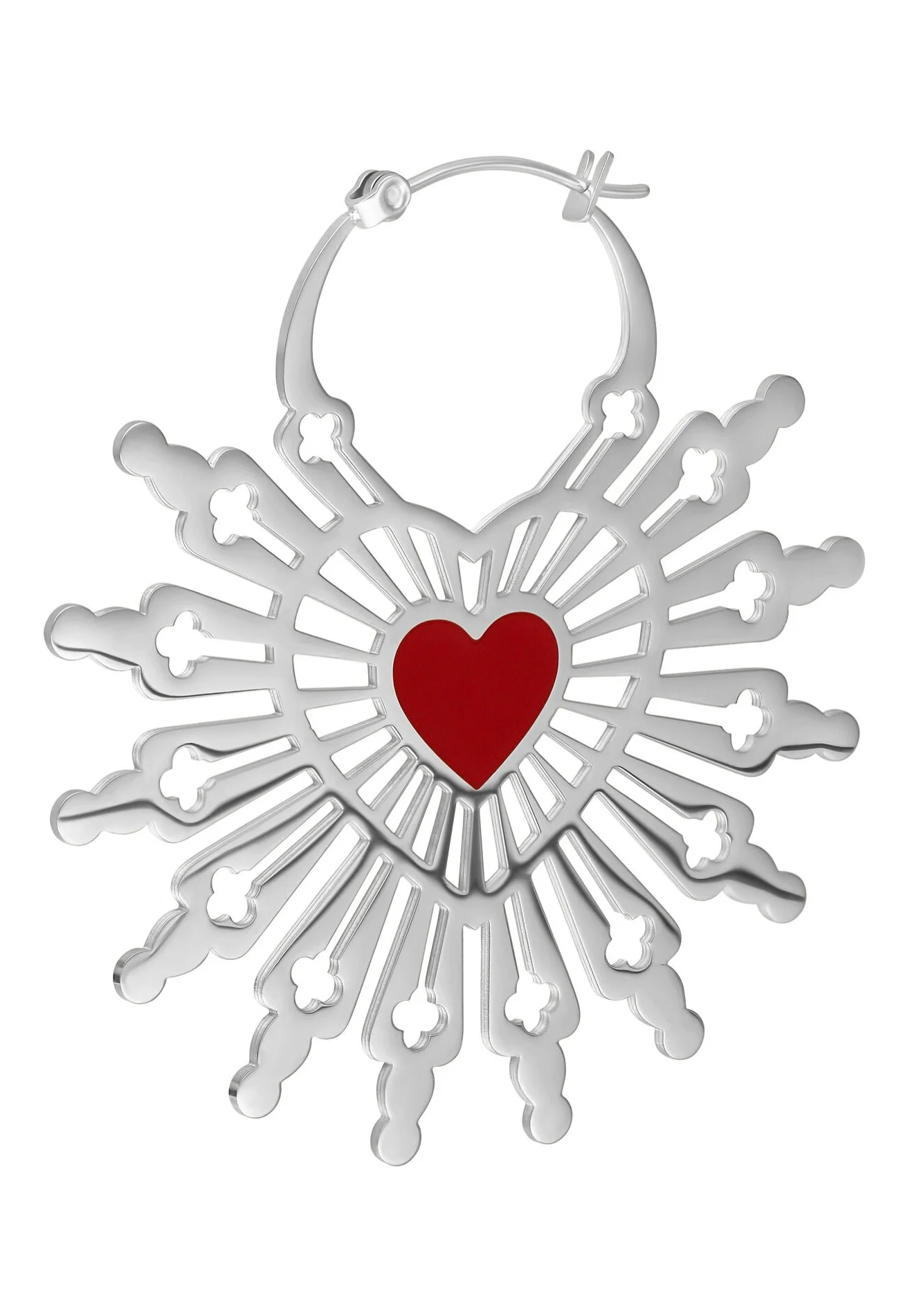 Sacred Heart Silver - Earrings - Image 6