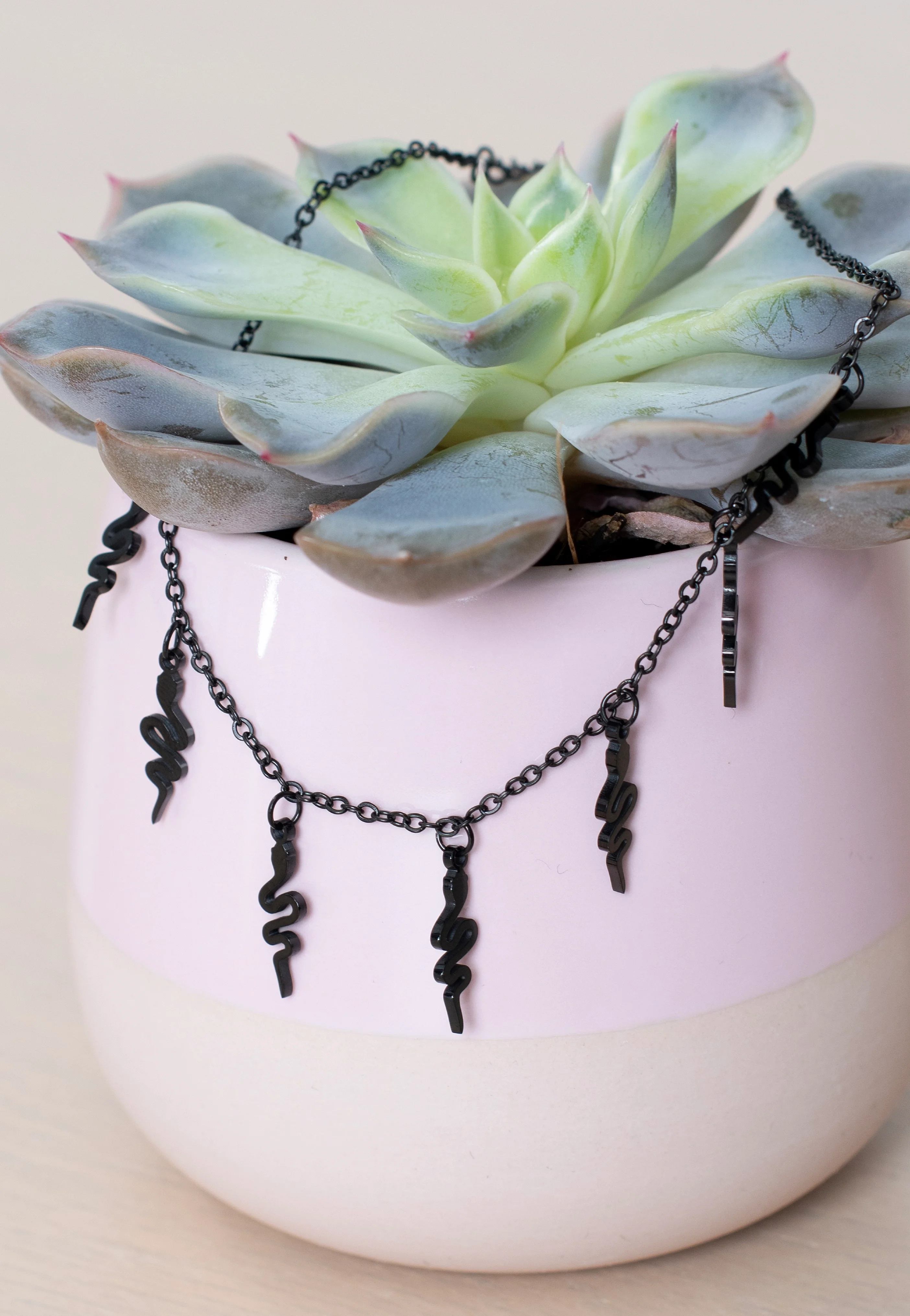 Snake Black - Ankle Chain - Image 2