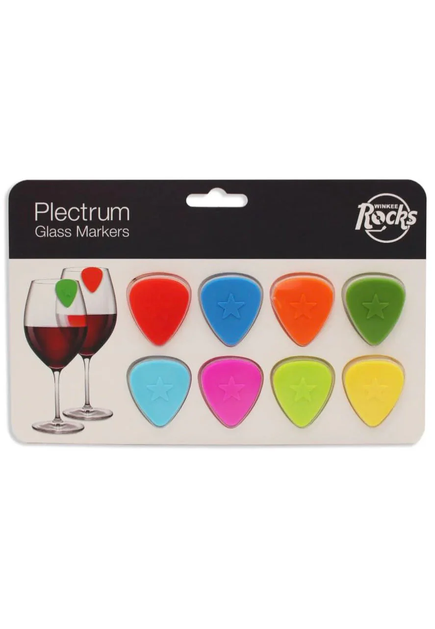 Plektrum 8er - Glassmarker Set