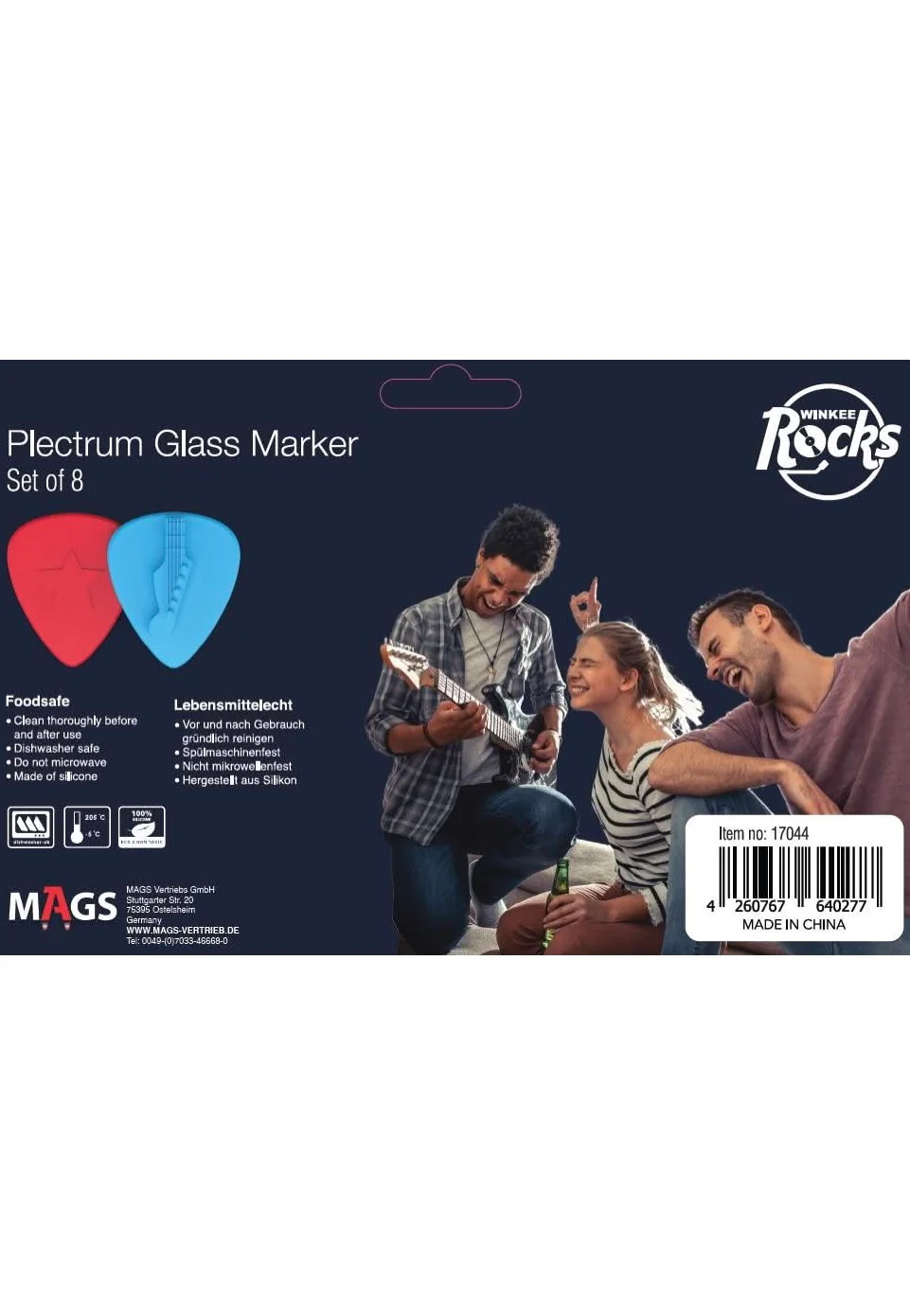 Plektrum 8er - Glassmarker Set - Image 5