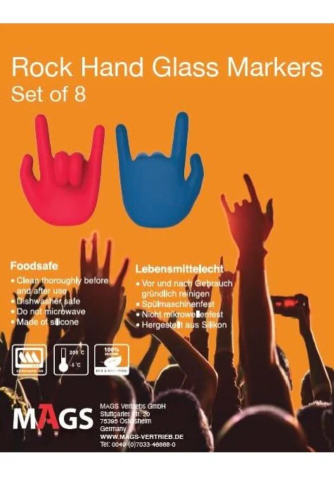 Rock Hand Set Of 8 - Glass Marker - Image 4