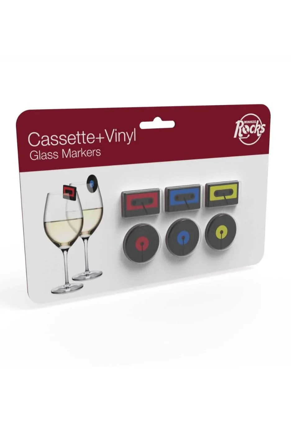 Vinyl und Kassetten Set Of 6 - Glass Marker - Image 2