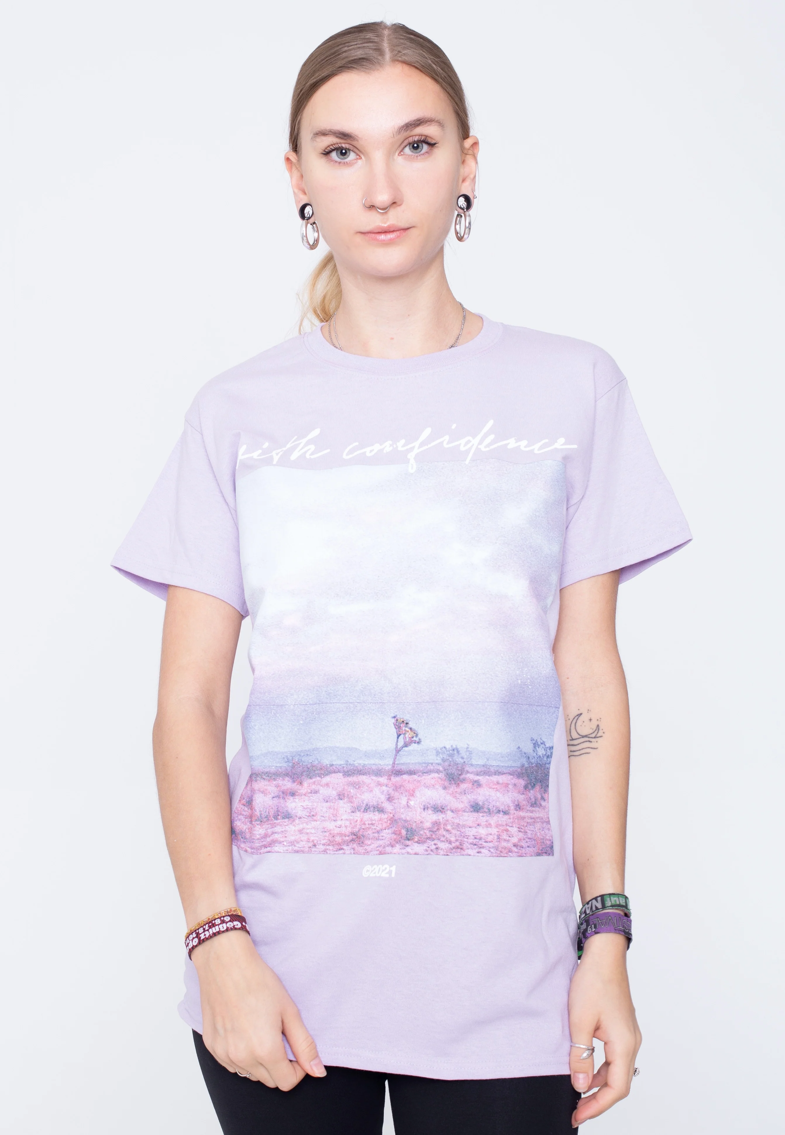 With Confidence Cover Orchid - T-Shirt - Image 6